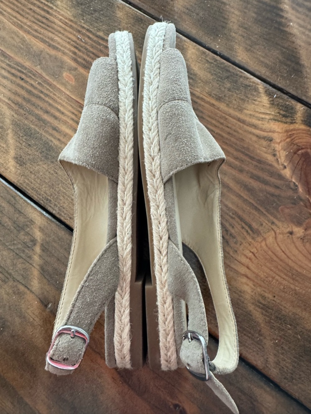Sole society Tan slingback suede sandal size 7.5 flat - Picture 7 of 8